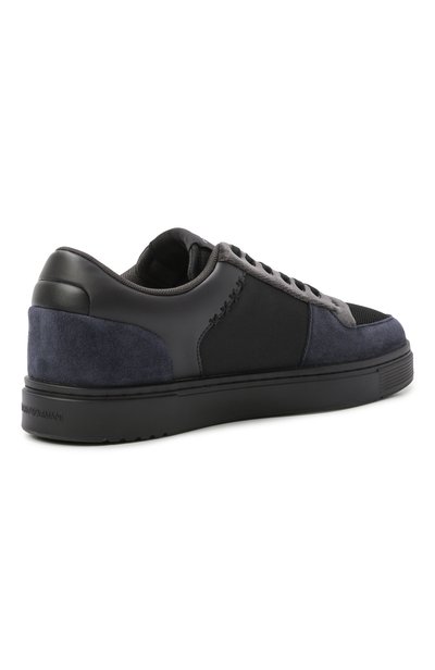 Комбинированные кеды EMPORIO ARMANI, арт. EM005293/AF23155, фото 4