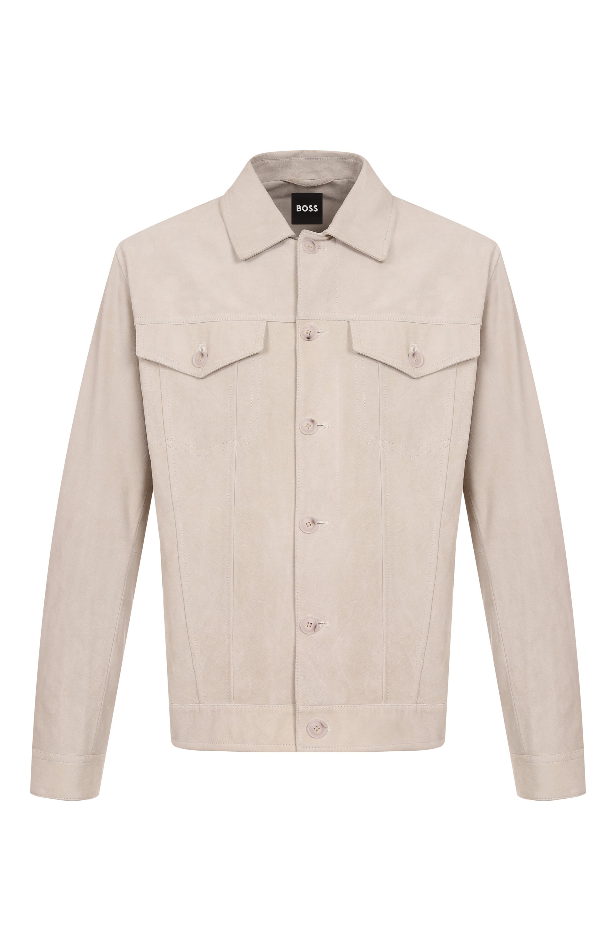 Замшевая куртка-рубашка BOSS, арт. 50538002, фото 1