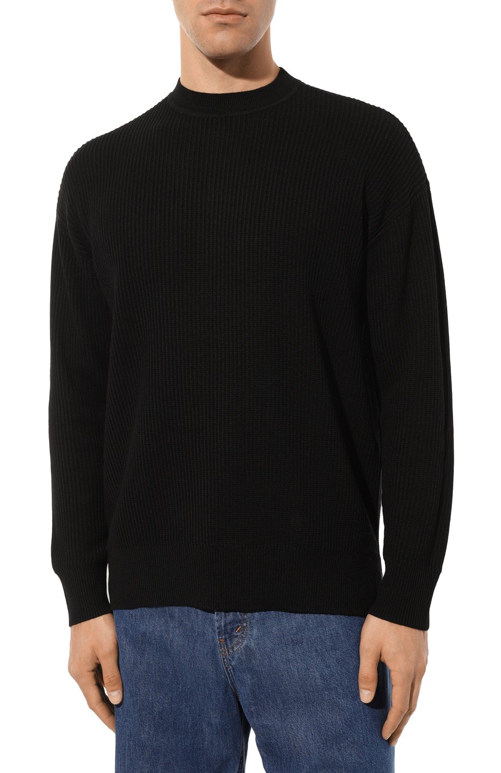 Свитер из шерсти и хлопка EMPORIO ARMANI, арт. 6R1MX2/1MAXZ, фото 4