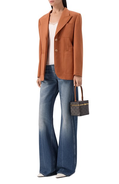 Сумка triomphe CELINE коричневого цвета по цене 454000 руб., арт. 12423/2L52, фото 3 Сумка triomphe CELINE, арт. 12423/2L52, фото 3