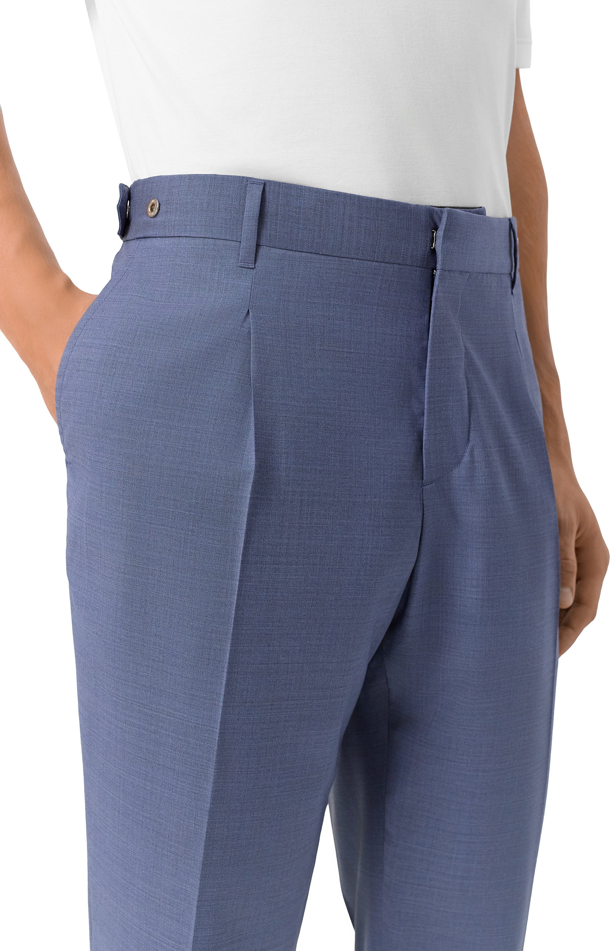 Шерстяные брюки ZILLI, арт. CPPTA1M028660014U/48, фото 5