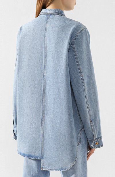 Джинсовая рубашка NANUSHKA, арт. S0LI_BLUE WASH_RIGID DENIM, фото 4