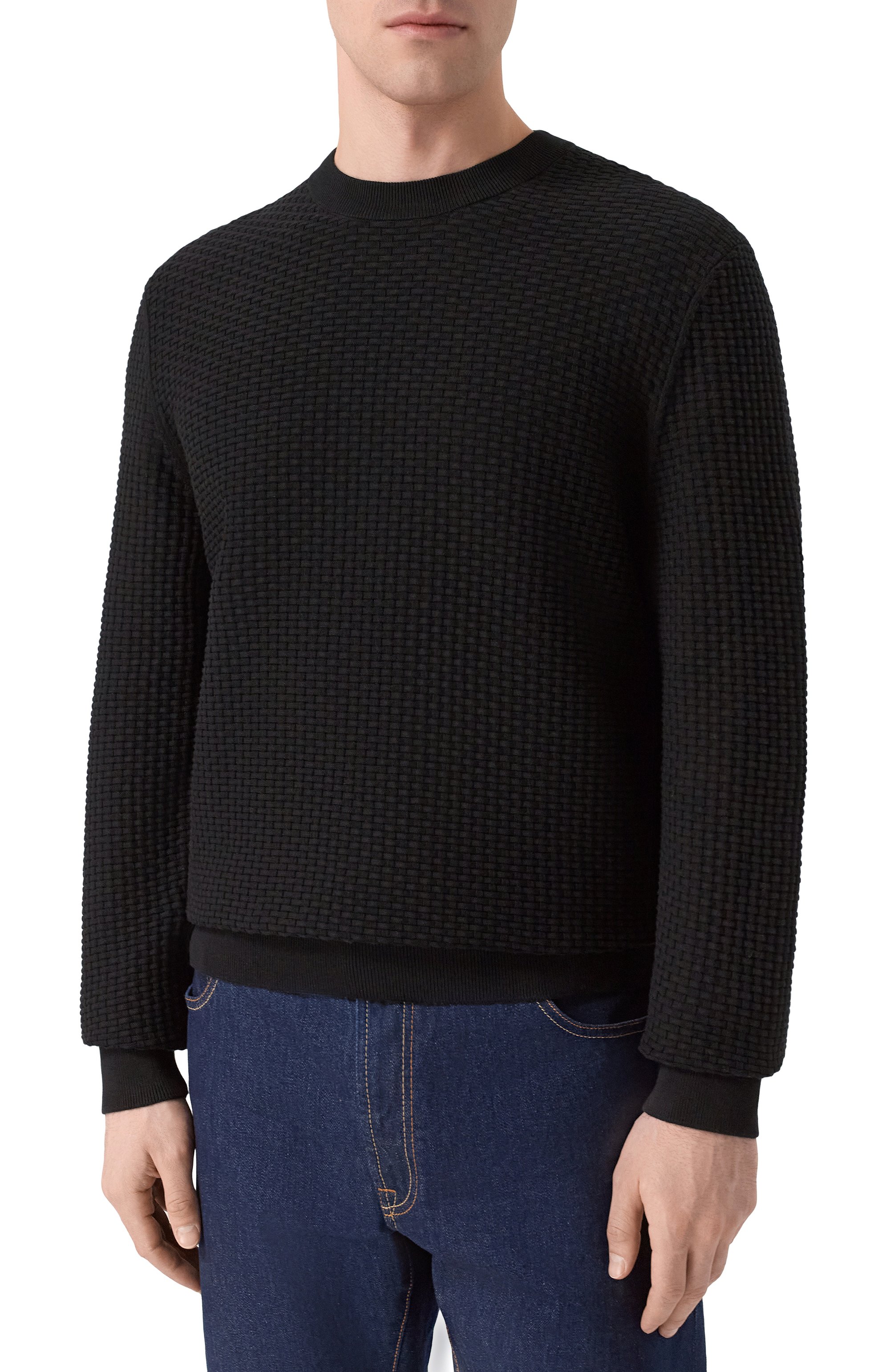 Хлопковый джемпер BOSS, арт. 50545283, фото 3