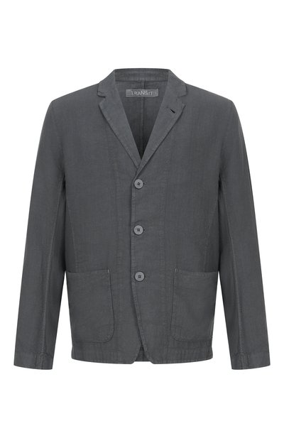 Мужской льняной пиджак TRANSIT, арт. CFUTRCD133