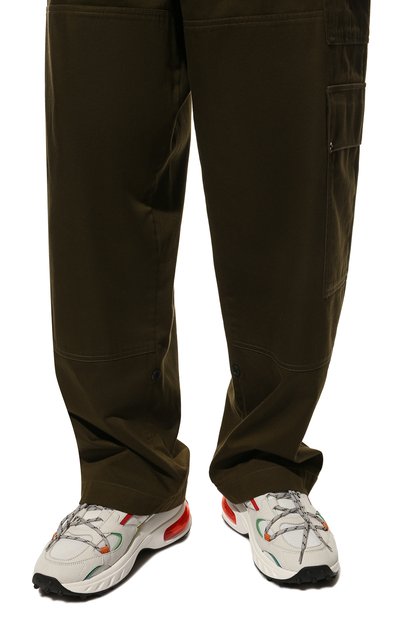 Комбинированные кроссовки bubble DSQUARED2 разноцветного цвета по цене 63900 руб., арт. SNM0192 09704909, фото 3 Комбинированные кроссовки bubble DSQUARED2, арт. SNM0192 09704909, фото 3