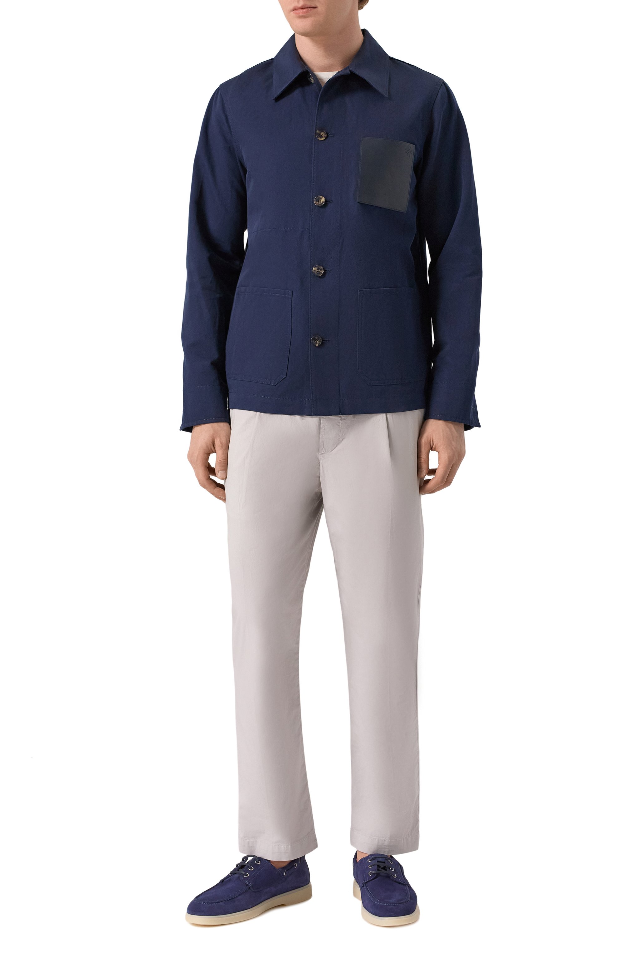 Куртка-рубашка из хлопка и льна JACOB COHEN, арт. 25E P/JUM_E0022 080 T747A RW, фото 2