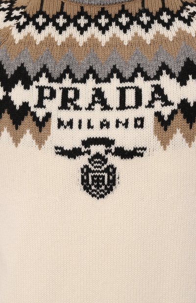 Кашемировый свитер PRADA, арт. UMB340-10P8-F0040-212, фото 5