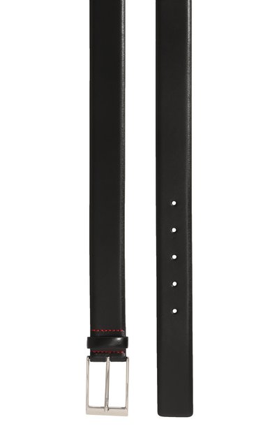 Кожаный ремень HUGO черного цвета по цене 8040 руб., арт. 50470502, фото 3 Кожаный ремень HUGO, арт. 50470502, фото 3