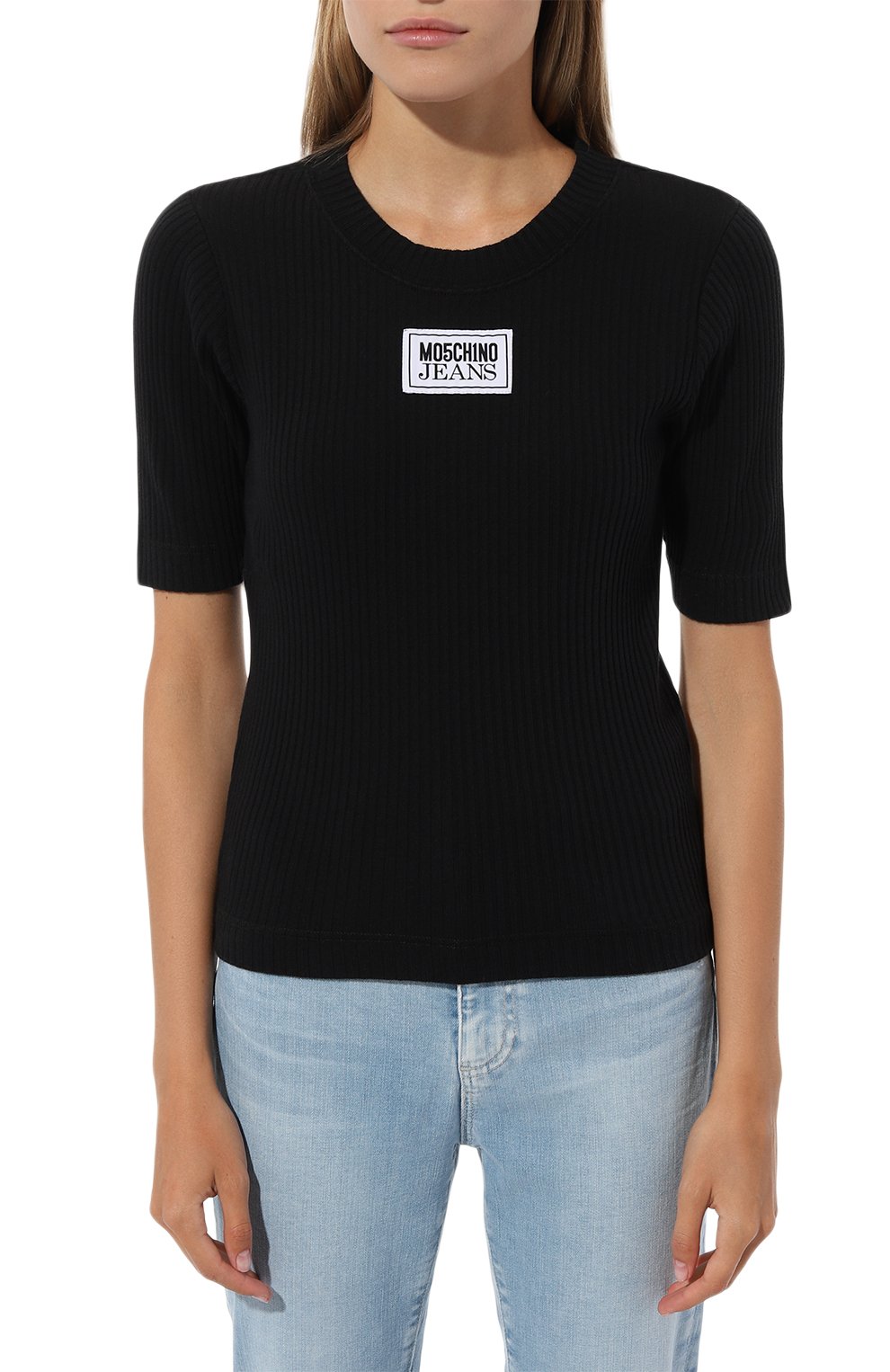 Хлопковый топ M05CH1NO JEANS, арт. 232K2/A1211/8766, фото 3