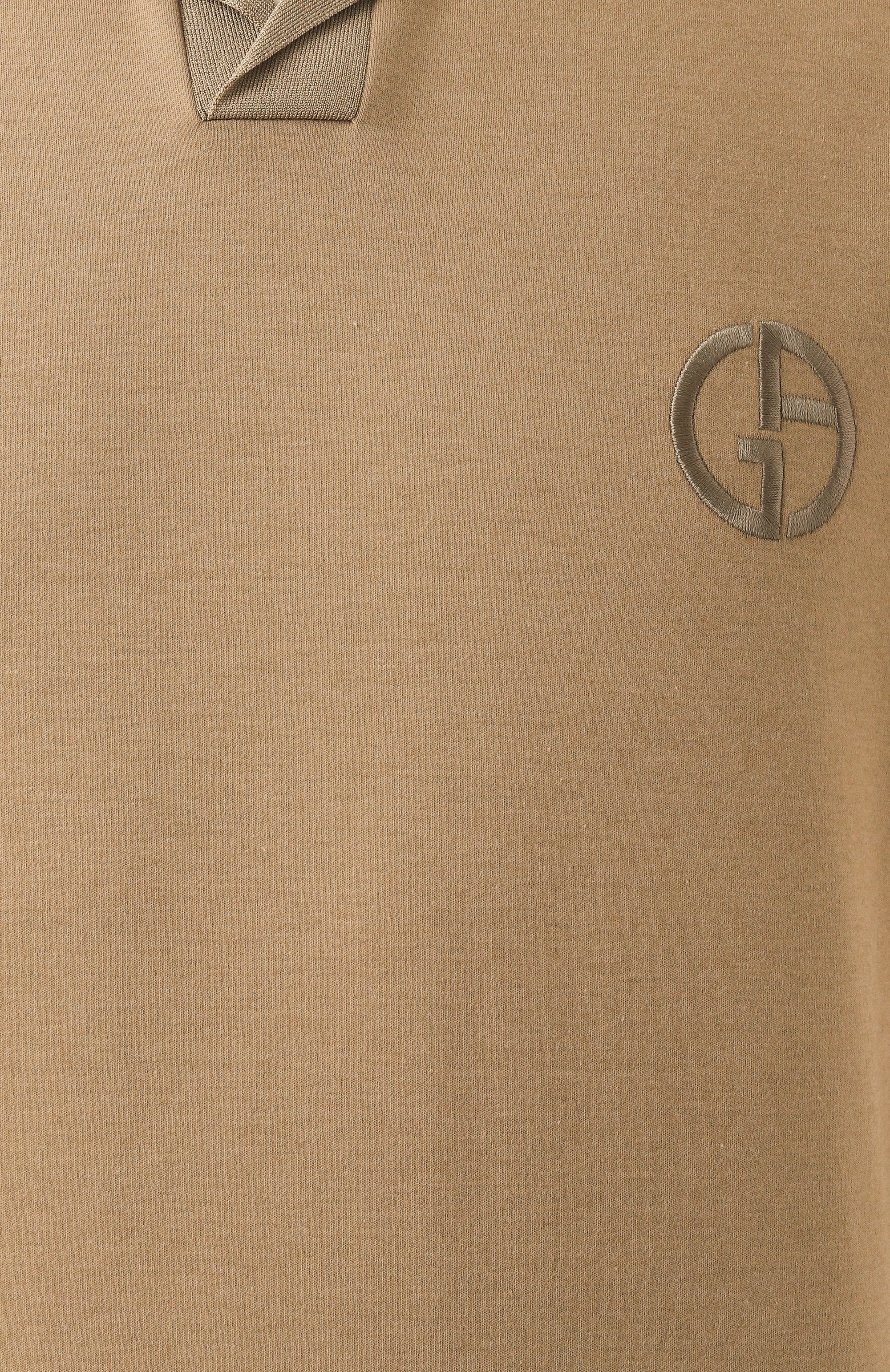 Поло из хлопка и кашемира GIORGIO ARMANI, арт. GM001244/TE11706, фото 6