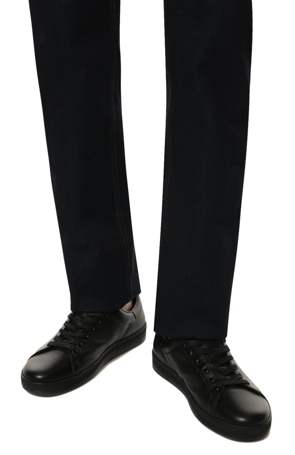 Кожаные кеды TOM FORD, арт. J1045N-DAP, фото 3