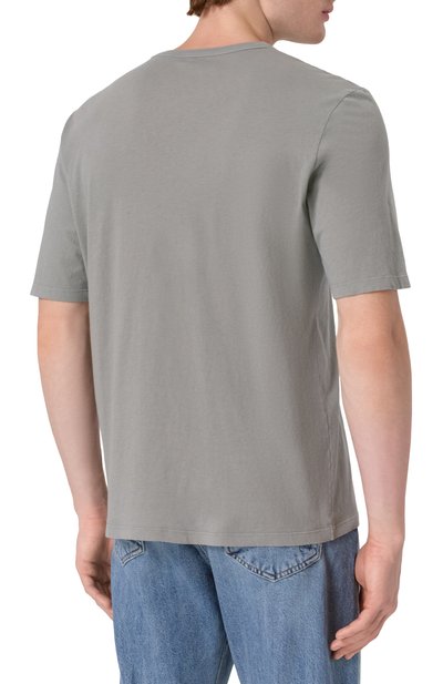 Хлопковая футболка SAINT LAURENT, арт. 818535/YBHD2, фото 4