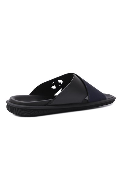 Кожаные шлепанцы GIORGIO ARMANI, арт. X2P096/XR382, фото 5