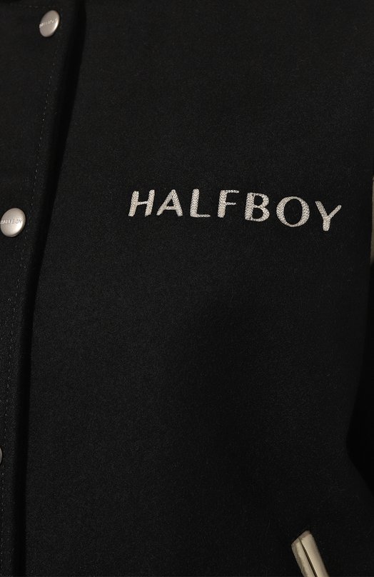 фото Шерстяной бомбер halfboy