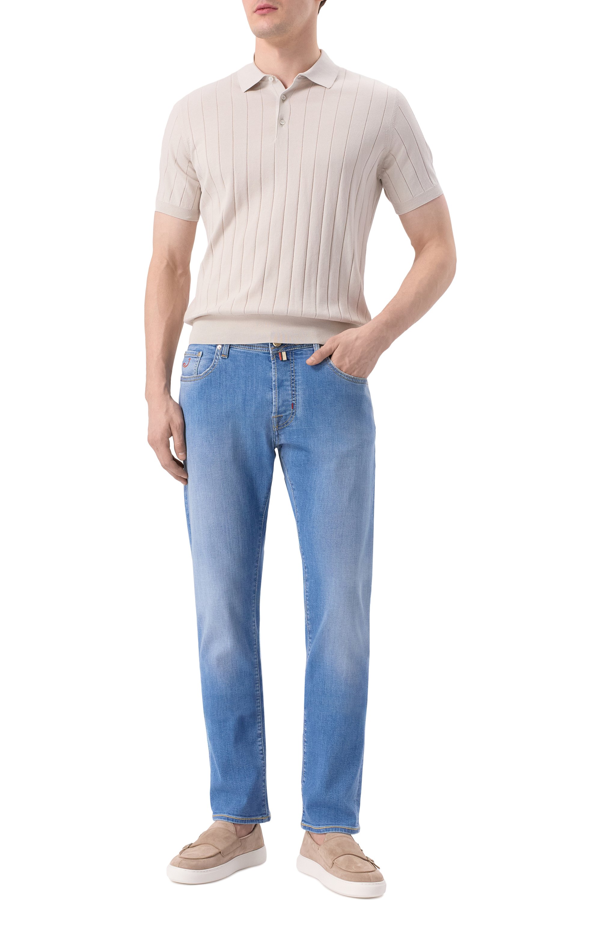 Хлопковое поло CORNELIANI, арт. 25M512-2525153, фото 2