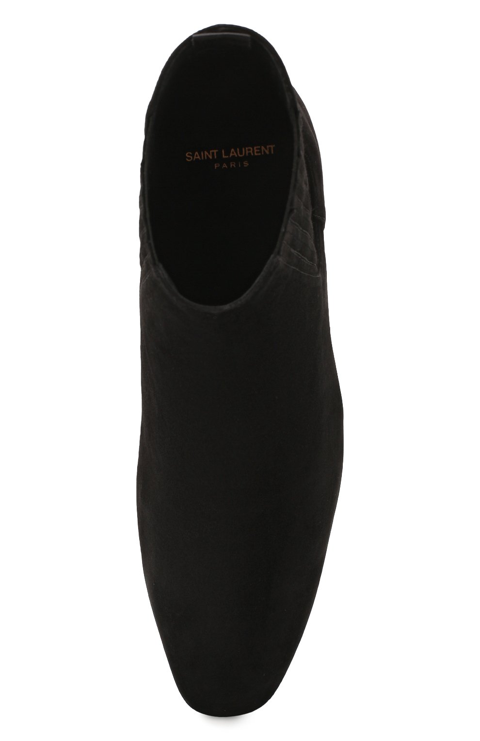 Замшевые сапоги SAINT LAURENT, арт. 605541/0LI00, фото 5