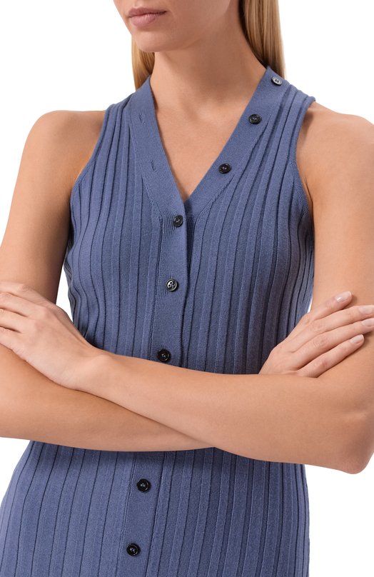 Шерстяное платье Iro WP33LYLIANE Синий  WP33LYLIANE Фото 4