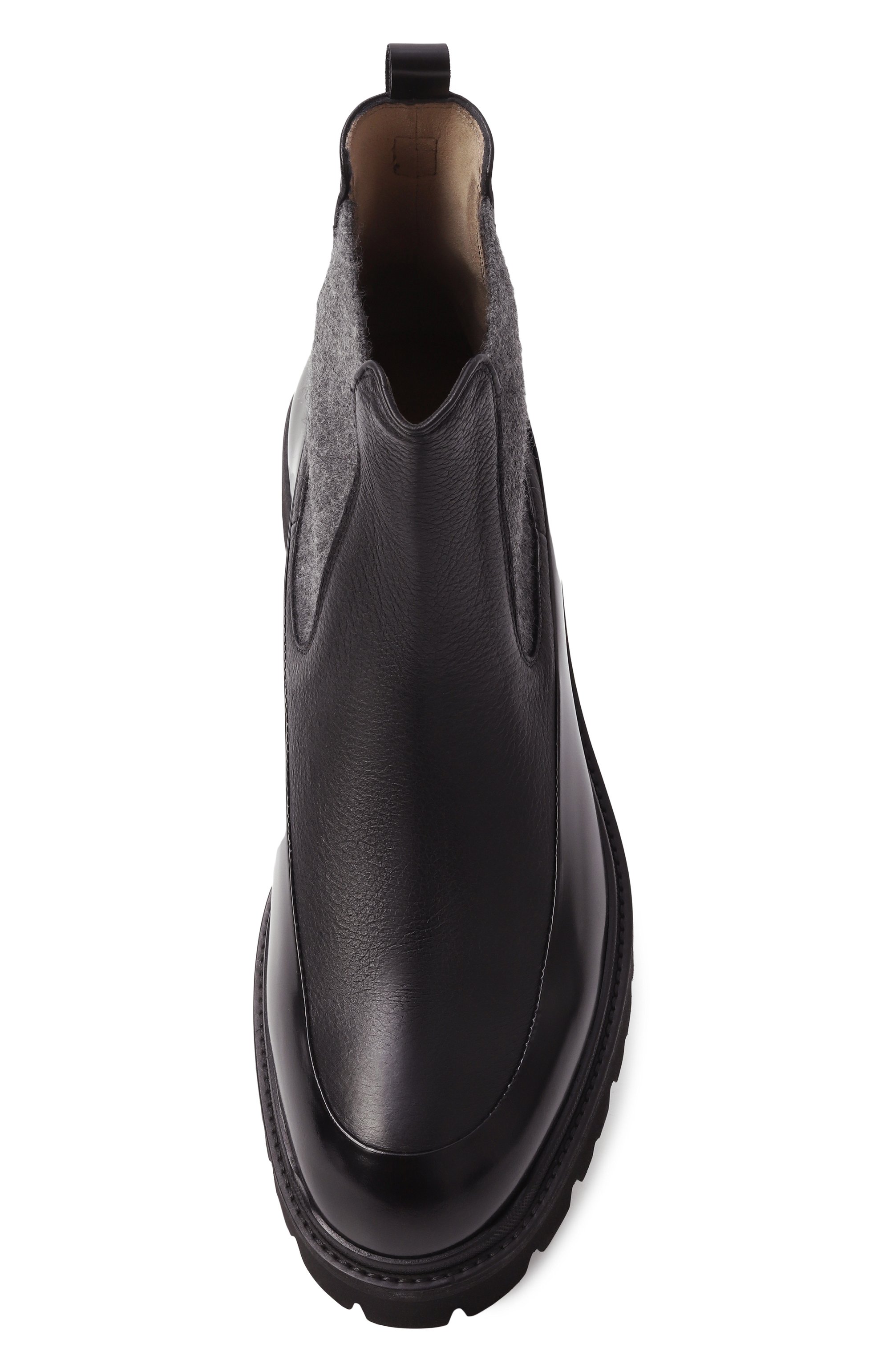 Кожаные челси KITON, арт. USSA195N0131802, фото 6