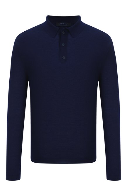 Мужское поло из шерсти и шелка KNT, арт. UMM066702