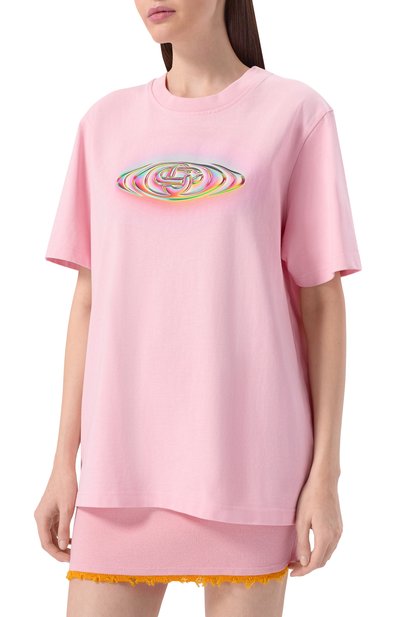 Хлопковая футболка CASABLANCA, арт. M-SP26-JTS-001-03, фото 3