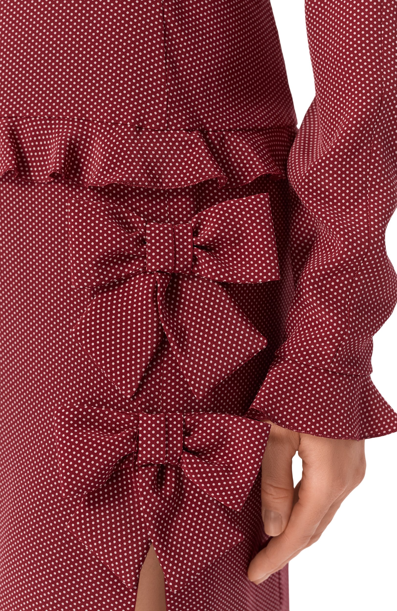Шелковое платье ALESSANDRA RICH, арт. FABX4399/F4819, фото 4