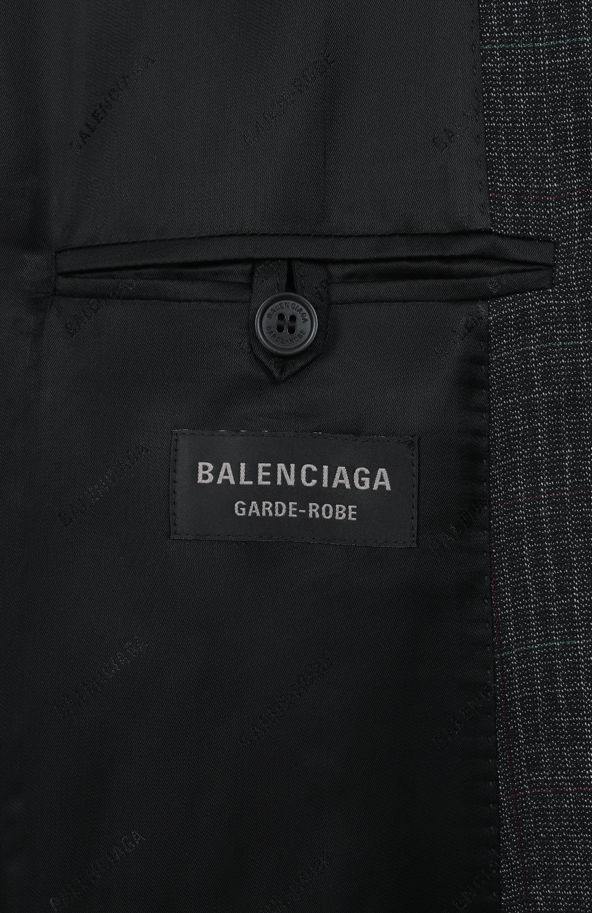 Шерстяной пиджак BALENCIAGA, арт. 821072/TRT34, фото 7