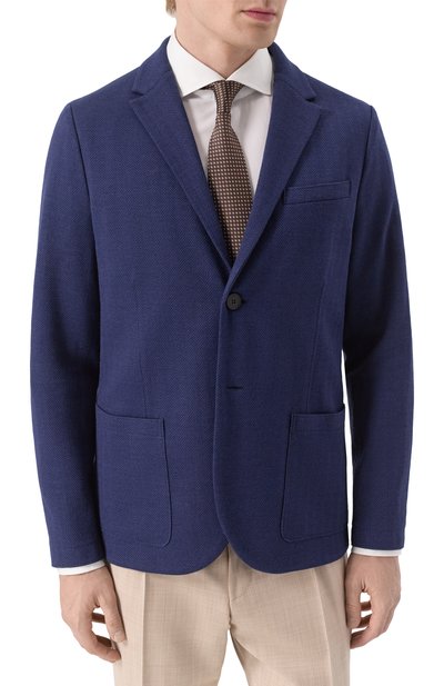 Пиджак из шерсти и шелка HARRIS WHARF LONDON, арт. C8P22PPN, фото 4