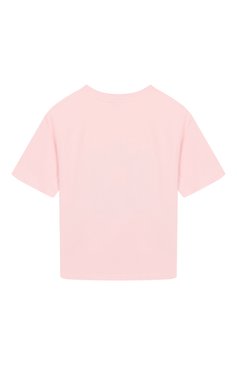 Детская хлопковая футболка MARC JACOBS (THE) светло-розового цвета, арт. W60542 | Фото 2 (Материал внешний: Хлопок; Рукава: Короткие; Девочки Кросс-КТ: футболка-одежда; Автоматизация состава: Проставлено; Автоматизация ТО: Проставлено; Ростовка одежда: 9 лет | 134 см, 7 лет | 122 см, 2 год�а | 92 см, 3 года | 98 см, 4 года | 104 см, 12 лет | 152 см, 5 лет | 110 см)