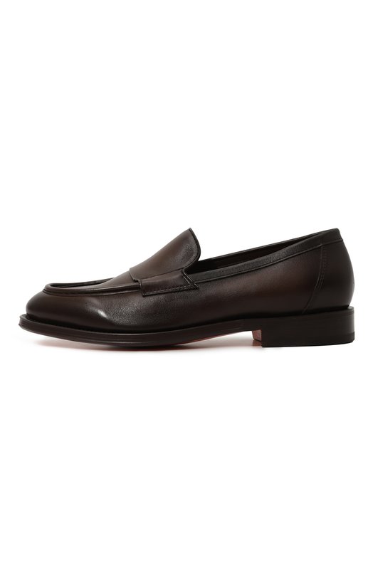 фото Кожаные лоферы santoni