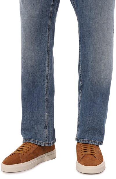 Замшевые кеды gloria SANTONI, арт. MBGG21967PNNKSHZ, фото 3