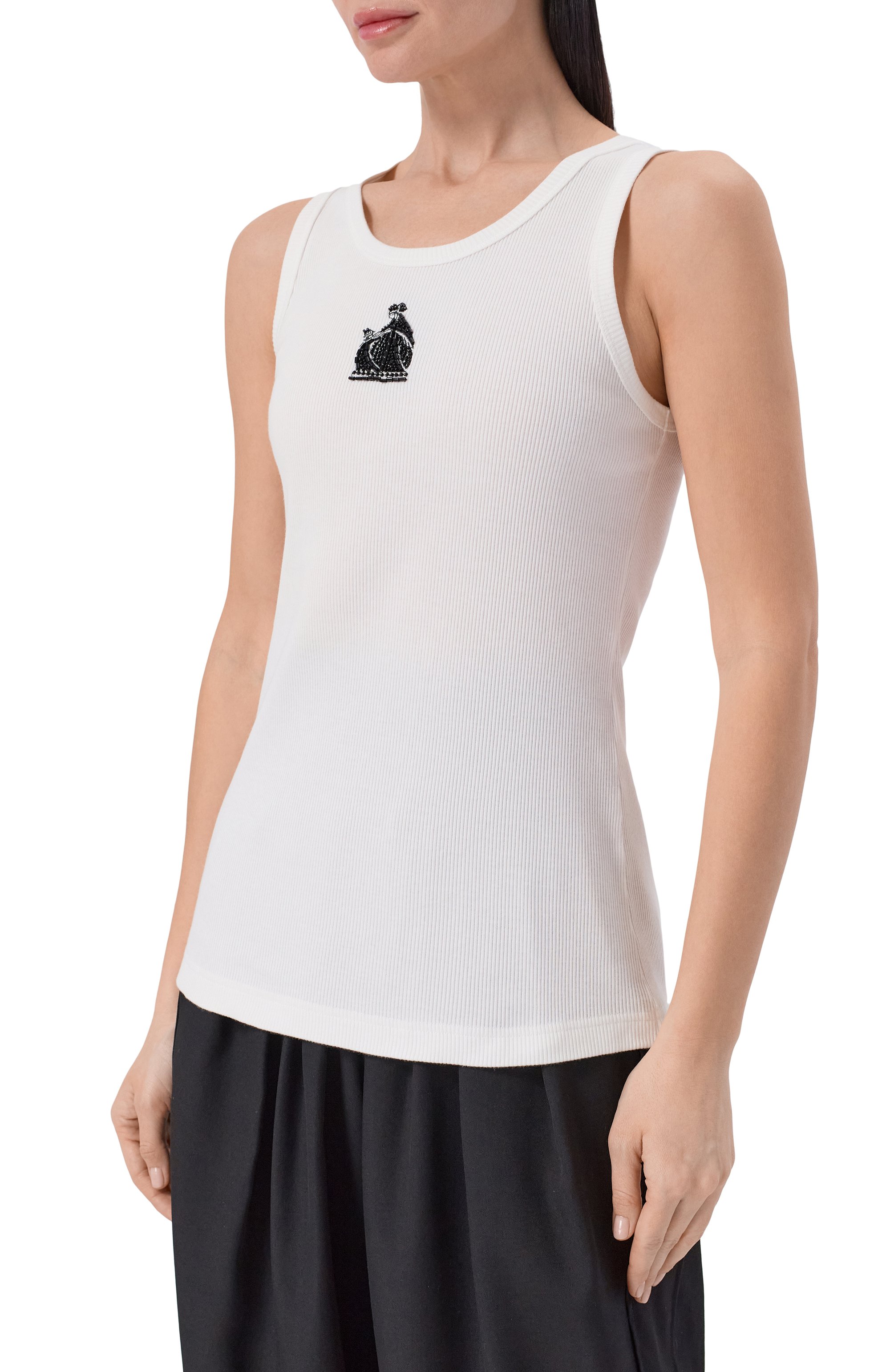 Хлопковая майка LANVIN, арт. RW-T00012-J047-P26, фото 3