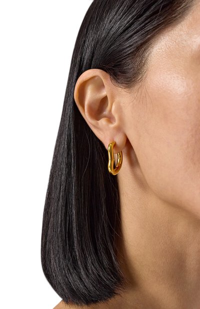 Асимметричная моносерьга MOONKA, арт. trn-mkon1-y, фото 2