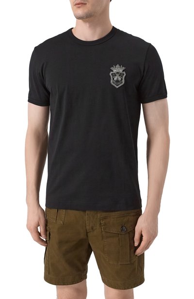 Хлопковая футболка DOLCE & GABBANA, арт. G8PV1Z/G704C, фото 3