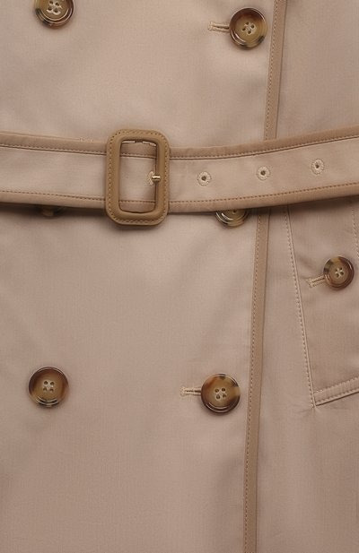 Хлопковый тренч BURBERRY, арт. 8069445, фото 3