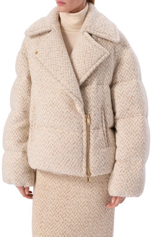 Кашемировый пуховик MVST M25.1MW.0008/TES5003 Кремовый  M25.1MW.0008/TES5003 Фото 3