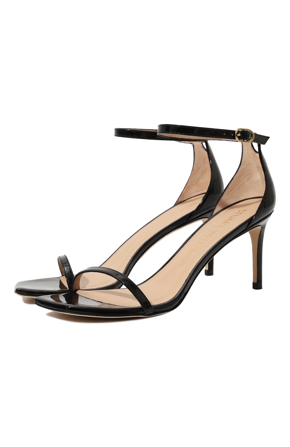 Кожаные босоножки nudistcurve 75 STUART WEITZMAN, арт. SA173/PAT, фото 1