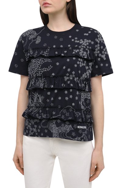 Хлопковая футболка REDVALENTINO, арт. VR3MG09P/5QC, фото 3