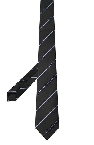 Галстук из шелка и хлопка GIORGIO ARMANI, арт. GM000800/TE16570, фото 3