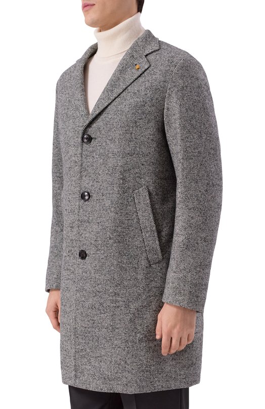 Шерстяное пальто Sartoria Latorre CTS056/UI0782 Серый  CTS056/UI0782 Фото 3