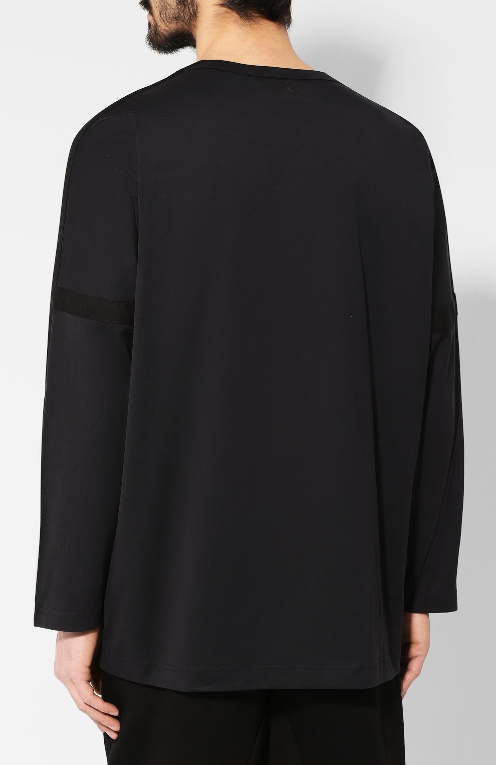 Хлопковый лонгслив Y-3, арт. DY7227/M, фото 4
