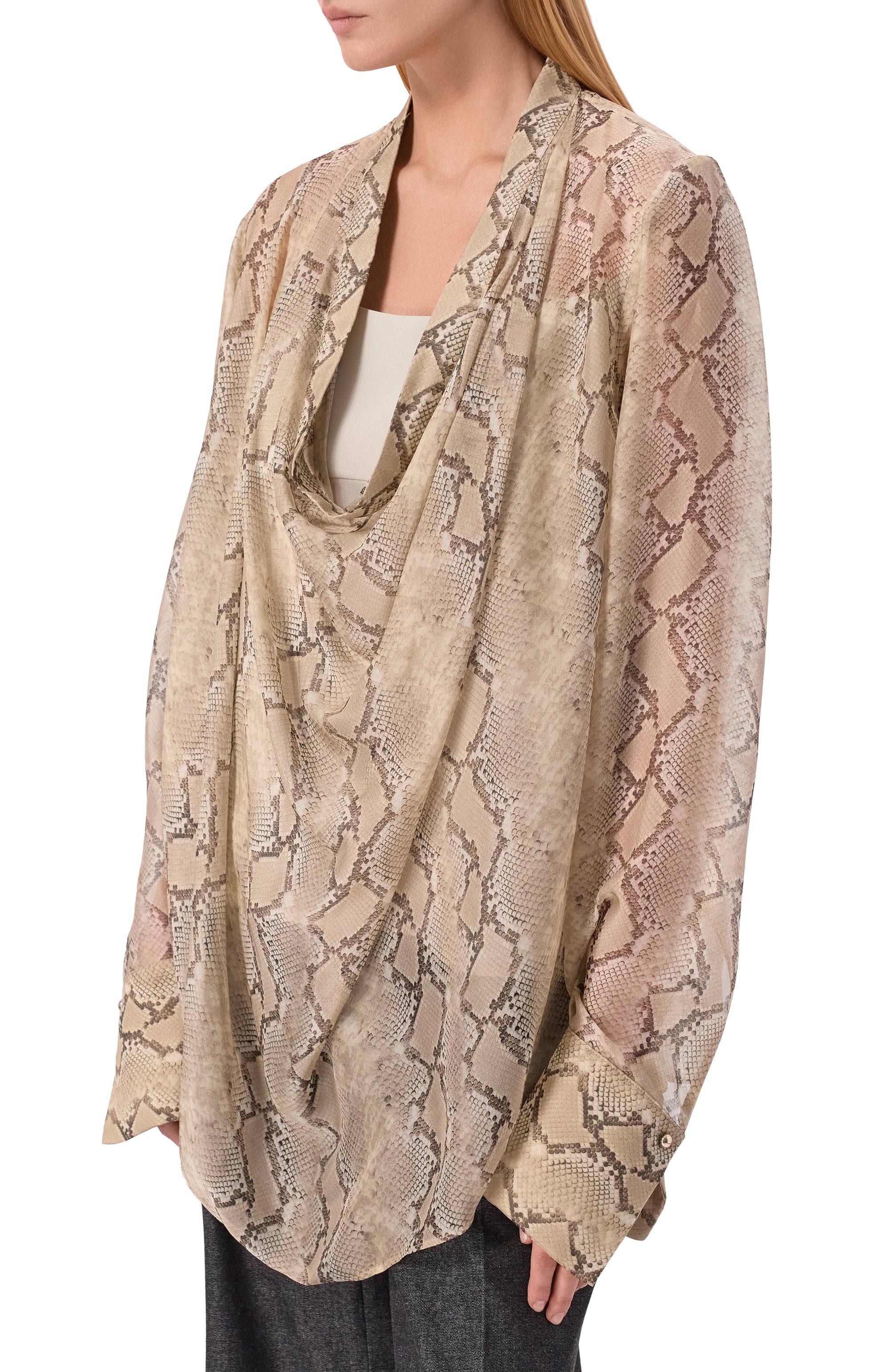 Шелковая блузка ELIE SAAB, арт. T0317/CH010, фото 3