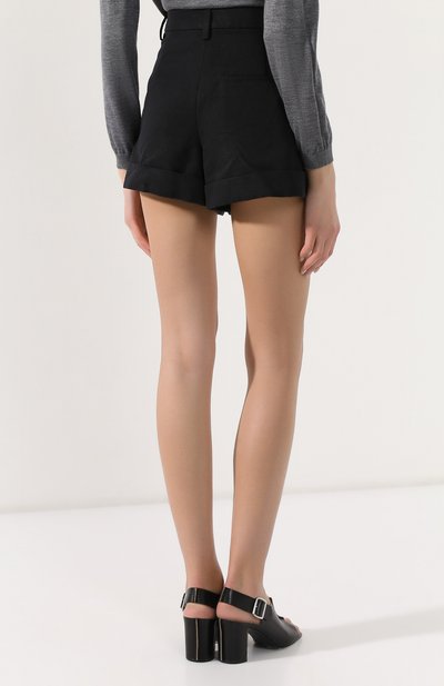 Шорты из смеси хлопка и льна ISABEL MARANT, арт. SH0206-19P011I/KAB, фото 4