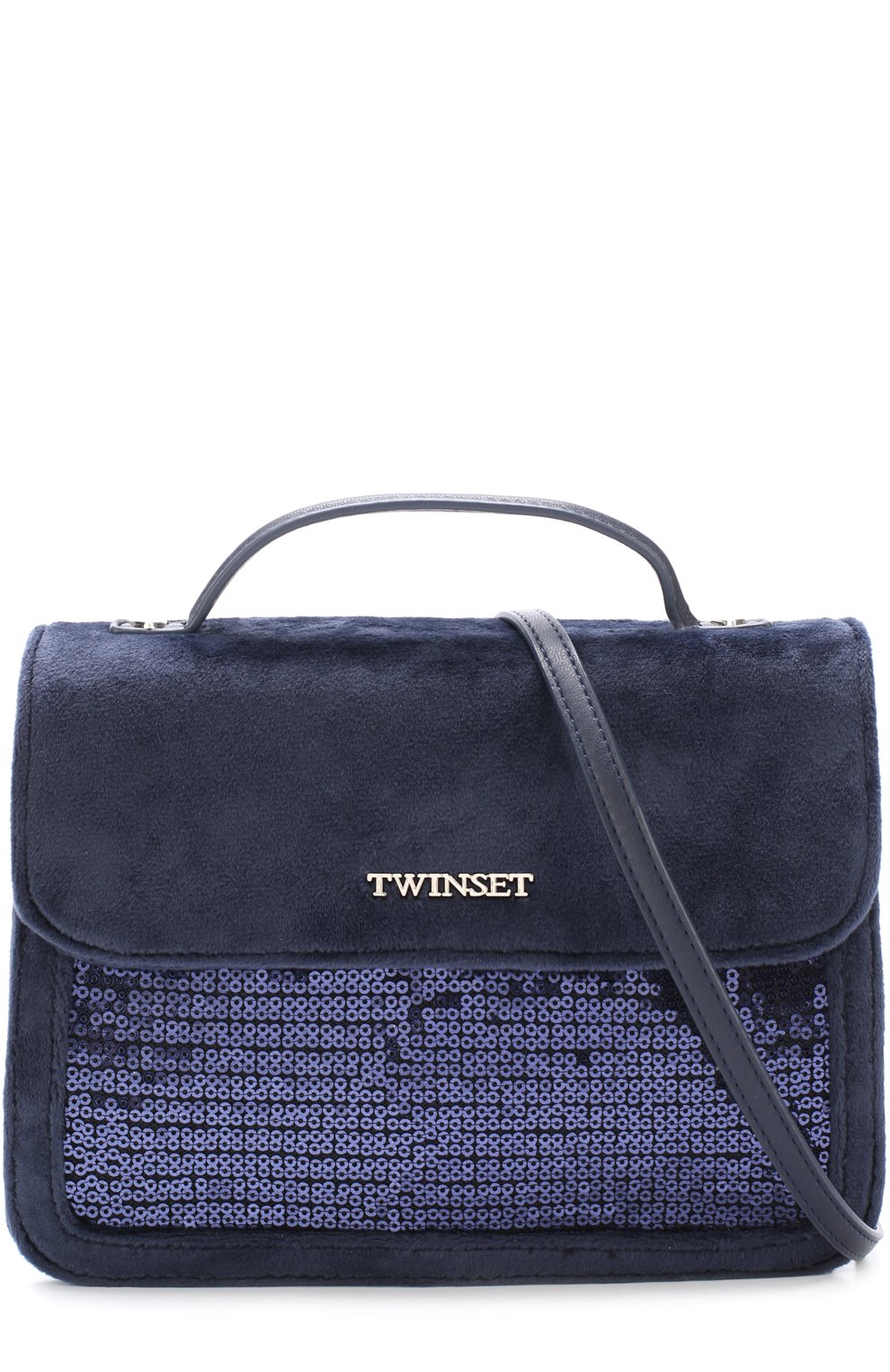 Текстильная сумка с пайетками TWINSET, арт. GA77B1, фото 4