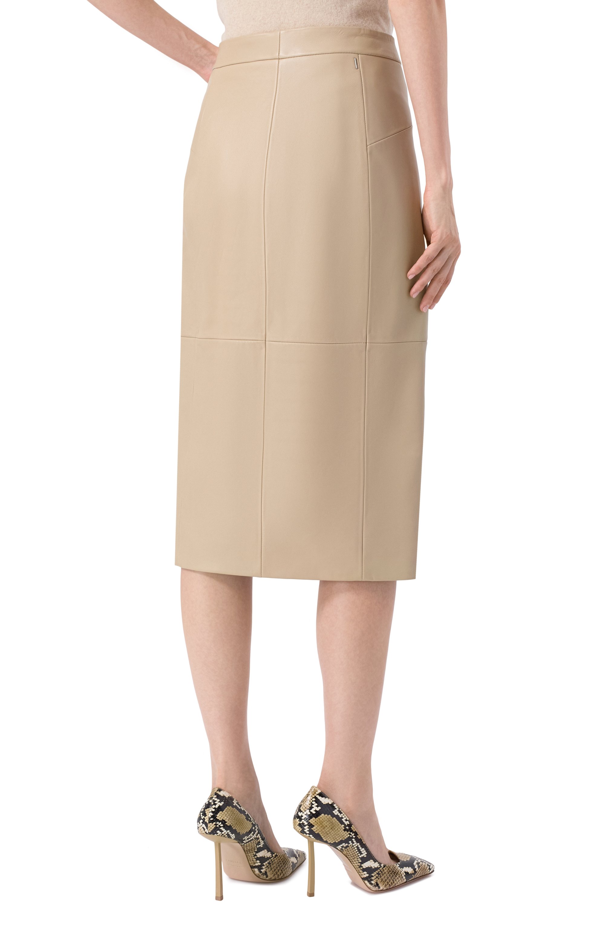 Кожаная юбка BOSS, арт. 50543188, фото 4