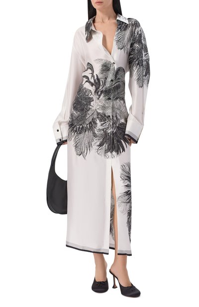 Атласные мюли lila 95 AMINA MUADDI, арт. LILA SLIPPER 95/SATIN, фото 3