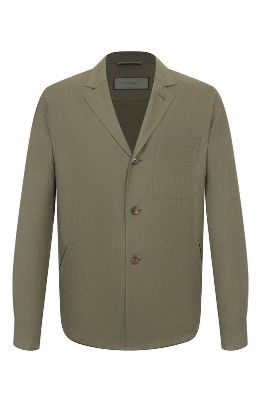 Льняной пиджак Canali 31015/AE05539 Хаки 31015/AE05539