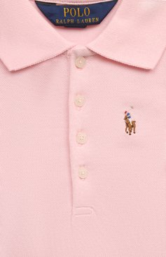 Детское хлопковое платье POLO RALPH LAUREN розового цвета, арт. 311862342 | Фото 3 (Материал внешний: Хлопок; Девочки Кросс-КТ: Платье-одежда; Случай: Повседневный; Материал сплава: Проставлено; Драгоценные камни: Проставлено; Рукава: Без рукавов; Ростовка одежда: 2 года | 92 см, 3 года | 98 см, 4 года | 104 см)