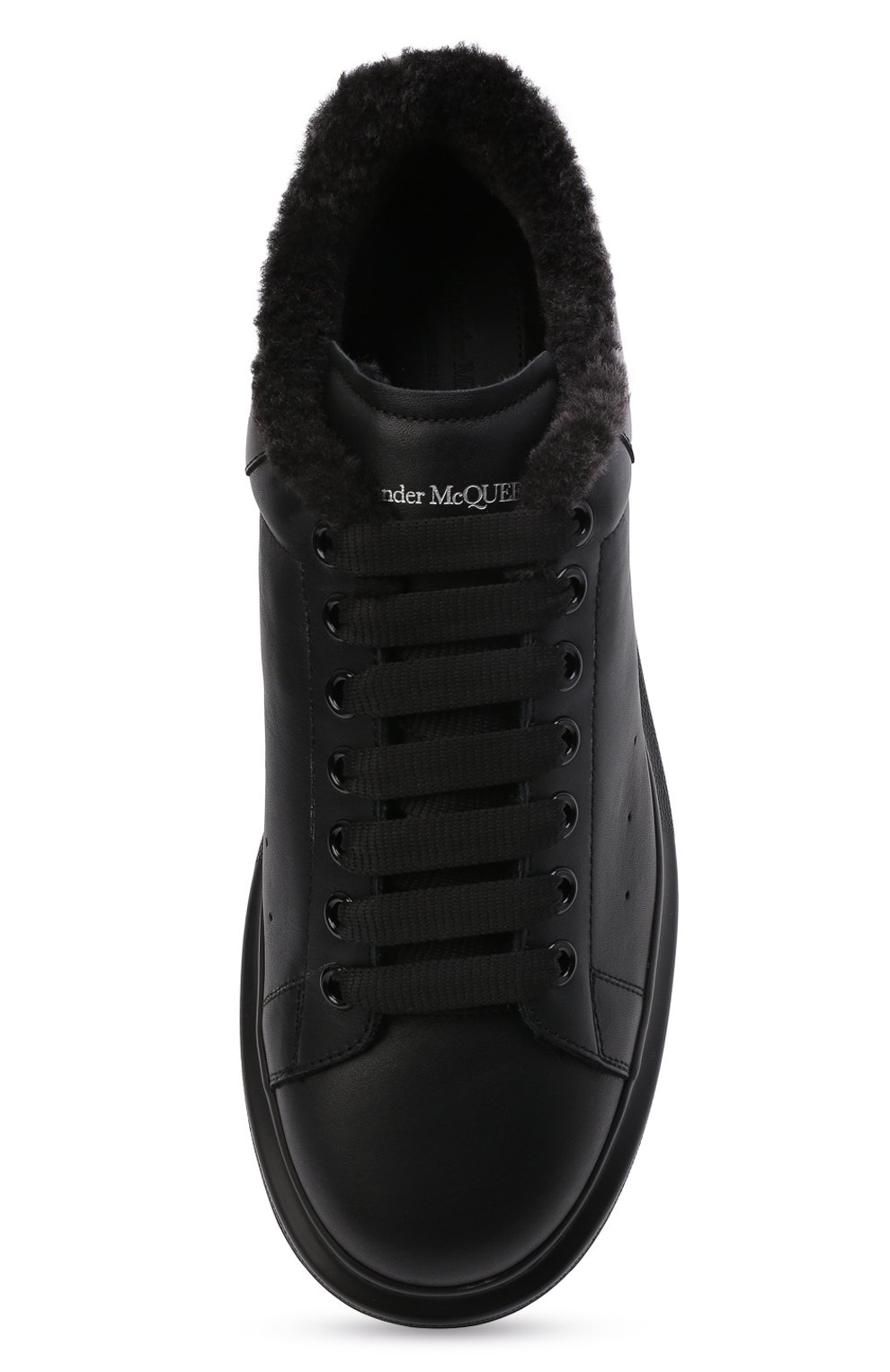 Кожаные кеды oversized ALEXANDER MCQUEEN, арт. 604228/WHVJX, фото 6