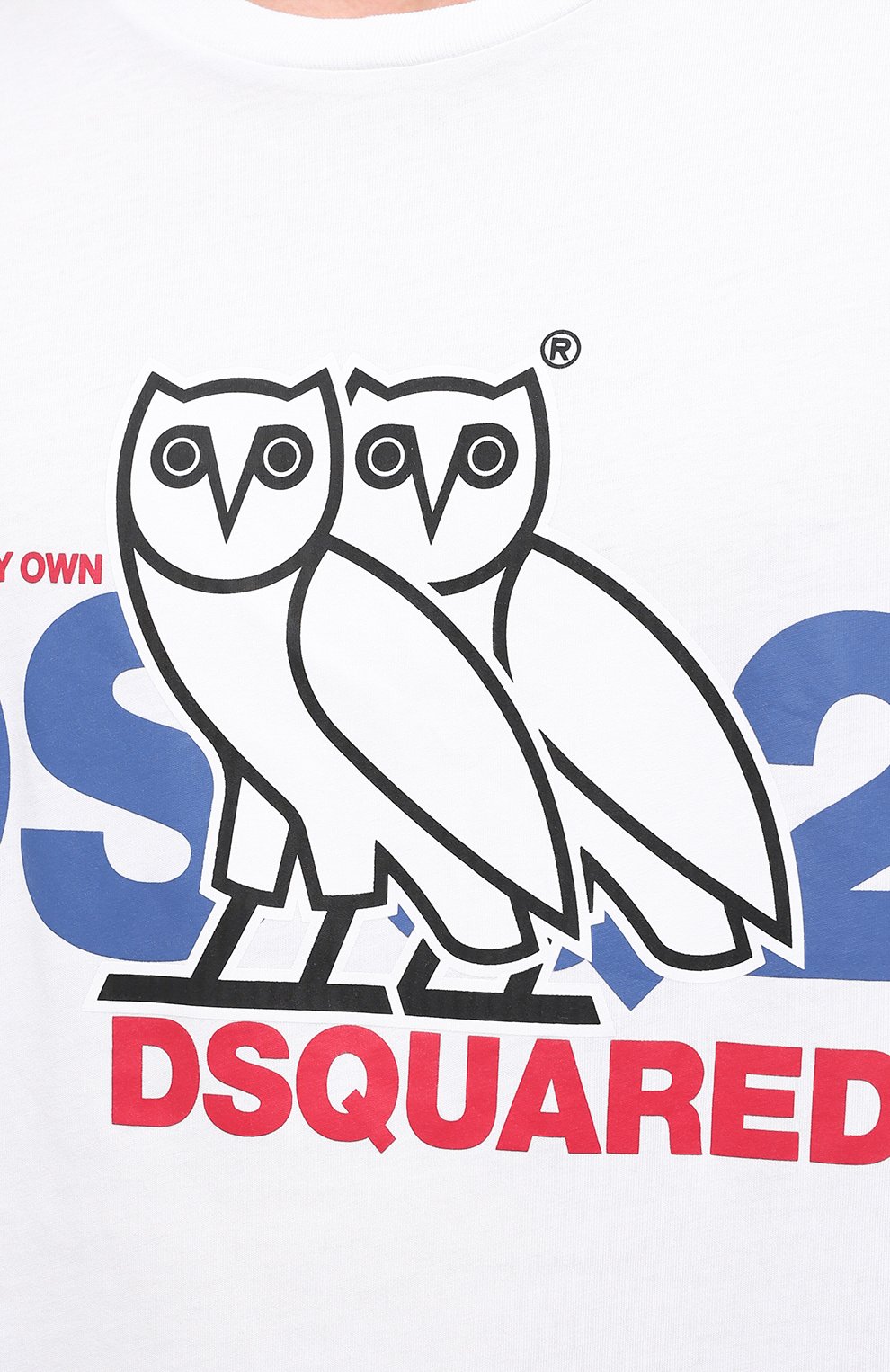 Хлопковая футболка d2 x ovo DSQUARED2, арт. S74GD0765/S23009, фото 5