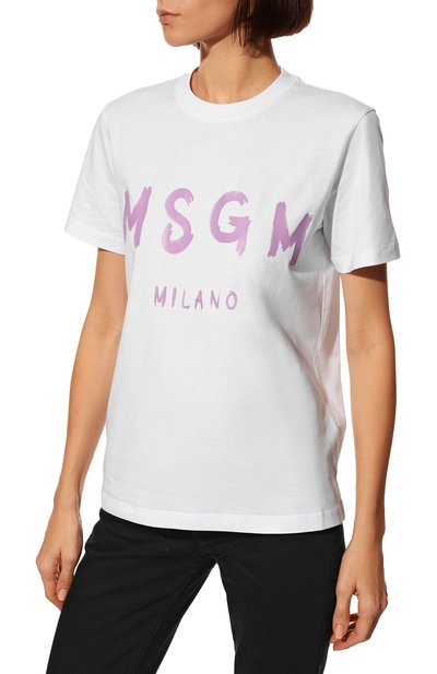 Хлопковая футболка MSGM, арт. 3341MDM510 227798, фото 3
